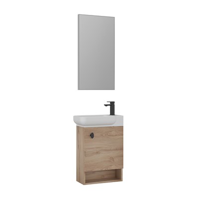 Begonya 55 cm Banyo Dolabı Takımı