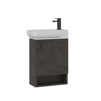 Begonya 55 cm Lavabolu Banyo Alt Dolabı