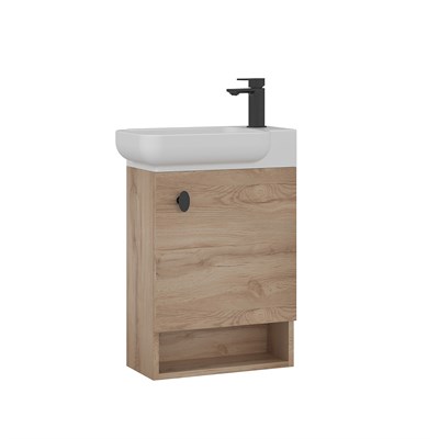 Begonya 55 cm Lavabolu Banyo Alt Dolabı