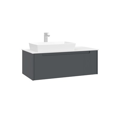 Biella 100 cm Lavabolu Banyo Alt Dolabı