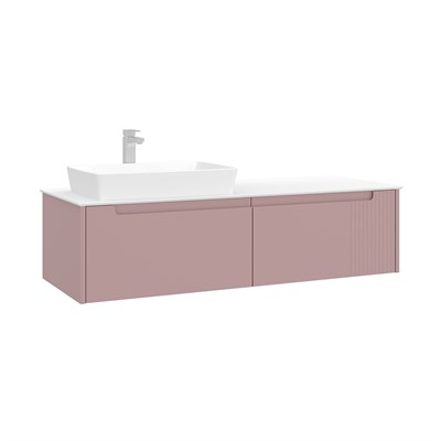 Biella 140 cm Lavabolu Banyo Alt Dolabı