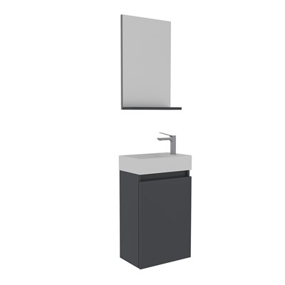 Conza 45 cm Banyo Dolabı Takımı