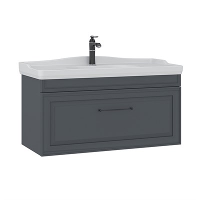 Design 105 cm Lavabolu Banyo Alt Dolabı
