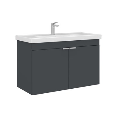 Desna 90 cm Lavabolu Banyo Alt Dolabı