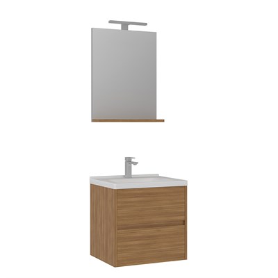 Düden 60 cm Çekmeceli Banyo Dolabı Takımı