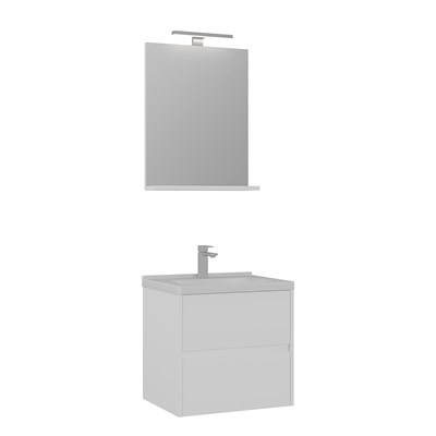 Düden 60 cm Çekmeceli Banyo Dolabı Takımı
