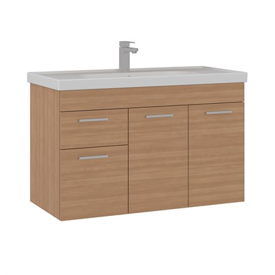 Enez 100 cm Lavabolu Banyo Alt Dolabı