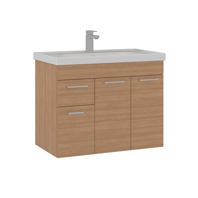 Enez 80 cm Lavabolu Banyo Alt Dolabı