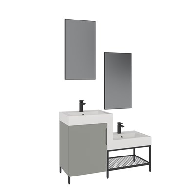 Enna 120 cm Banyo Dolabı Takımı
