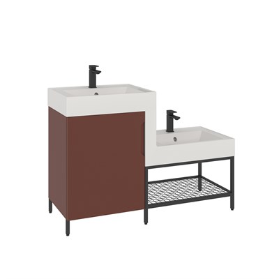 Enna 120 cm Lavabolu Banyo Alt Dolabı