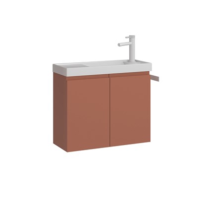 Ferla 60 cm Lavabolu Banyo Alt Dolabı