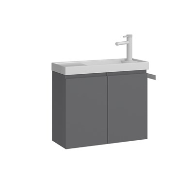 Ferla 60 cm Lavabolu Banyo Alt Dolabı