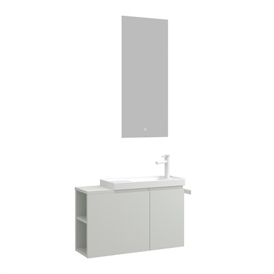 Ferla 80 cm Banyo Dolabı Takımı