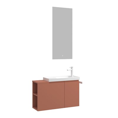 Ferla 80 cm Banyo Dolabı Takımı