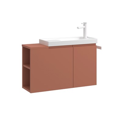 Ferla 80 cm Lavabolu Banyo Alt Dolabı