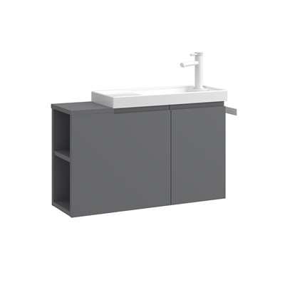 Ferla 80 cm Lavabolu Banyo Alt Dolabı