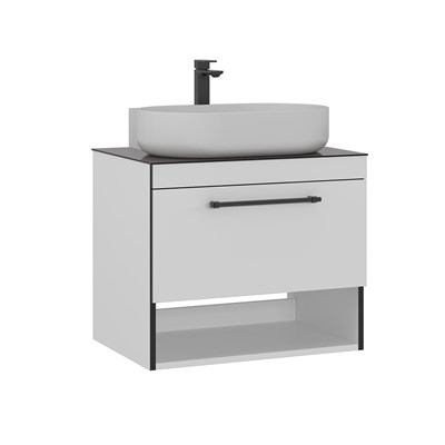 Knidos 70 cm Lavabolu Banyo Alt Dolabı