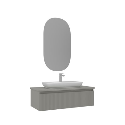 Lentia 100 cm Banyo Dolabı Takımı