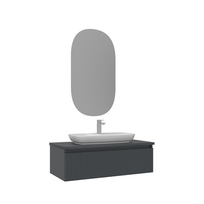 Lentia 100 cm Banyo Dolabı Takımı