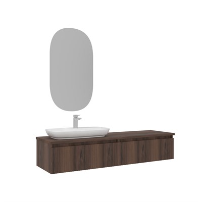 Lentia 160 cm Banyo Dolabı Takımı