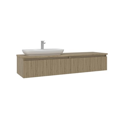 Lentia 160 cm Lavabolu Banyo Alt Dolabı