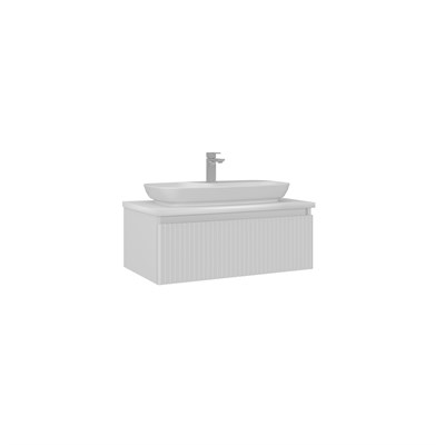 Lentia 80 cm Lavabolu Banyo Alt Dolabı
