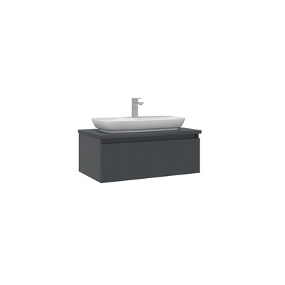 Lentia 80 cm Lavabolu Banyo Alt Dolabı
