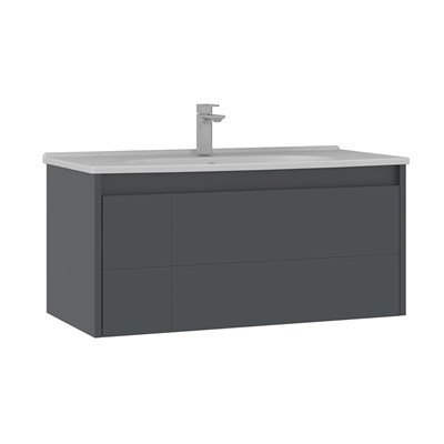 Likya 100 cm Lavabolu Banyo Alt Dolabı