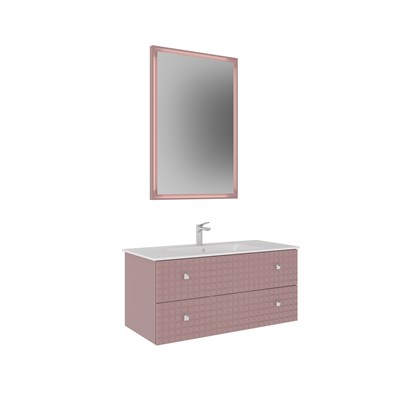 Lipari 100 cm Asma Banyo Dolabı Takımı