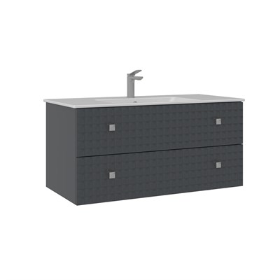 Lipari 100 cm Asma Lavabolu Banyo Alt Dolabı