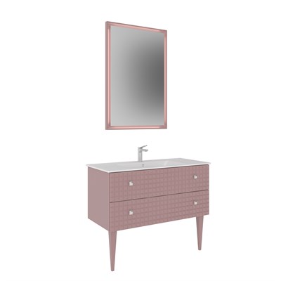 Lipari 100 cm Ayaklı Banyo Dolabı Takımı