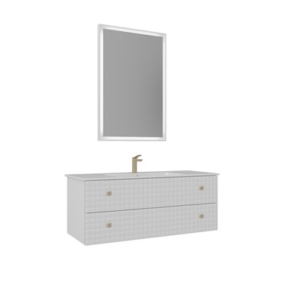 Lipari 120 cm Asma Banyo Dolabı Takımı