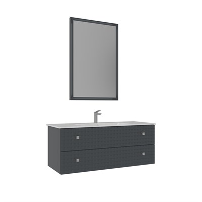 Lipari 120 cm Asma Banyo Dolabı Takımı