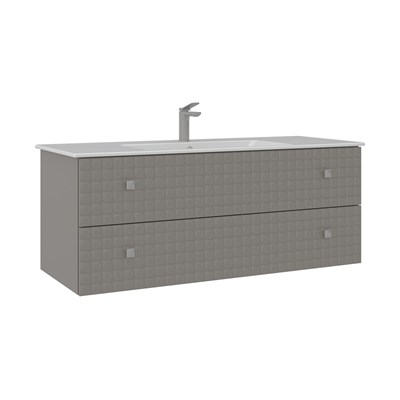 Lipari 120 cm Asma Lavabolu Banyo Alt Dolabı