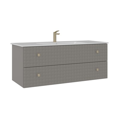 Lipari 120 cm Asma Lavabolu Banyo Alt Dolabı