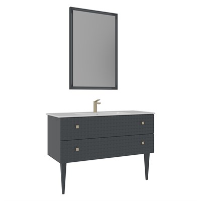 Lipari 120 cm Ayaklı Banyo Dolabı Takımı