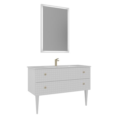 Lipari 120 cm Ayaklı Banyo Dolabı Takımı