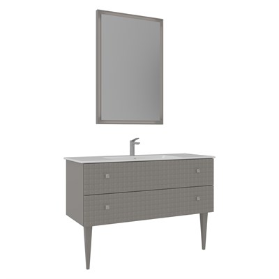 Lipari 120 cm Ayaklı Banyo Dolabı Takımı