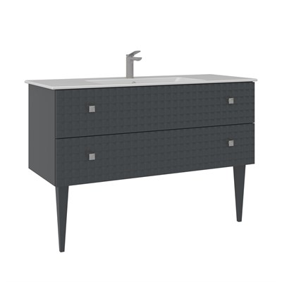 Lipari 120 cm Ayaklı Lavabolu Banyo Alt Dolabı