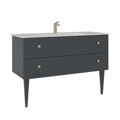 Lipari 120 cm Ayaklı Lavabolu Banyo Alt Dolabı
