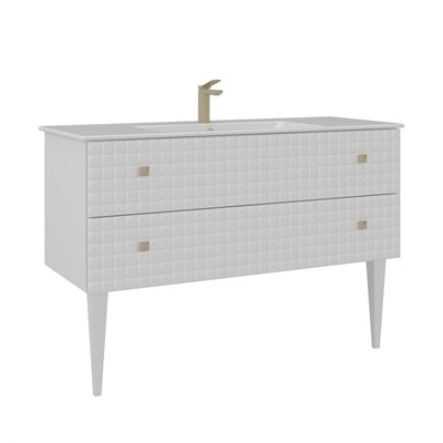Lipari 120 cm Ayaklı Lavabolu Banyo Alt Dolabı