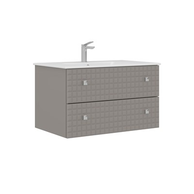 Lipari 80 cm Asma Lavabolu Banyo Alt Dolabı