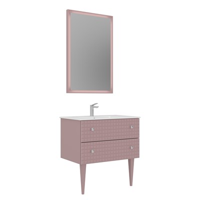 Lipari 80 cm Ayaklı Banyo Dolabı Takımı