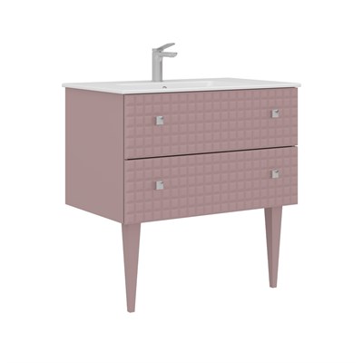 Lipari 80 cm Ayaklı Lavabolu Banyo Alt Dolabı