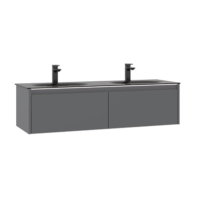 Lisbon 132 cm Lavabolu Banyo Alt Dolabı