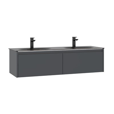 Lisbon 132 cm Lavabolu Banyo Alt Dolabı