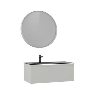 Lisbon 90 cm Banyo Dolabı Takımı