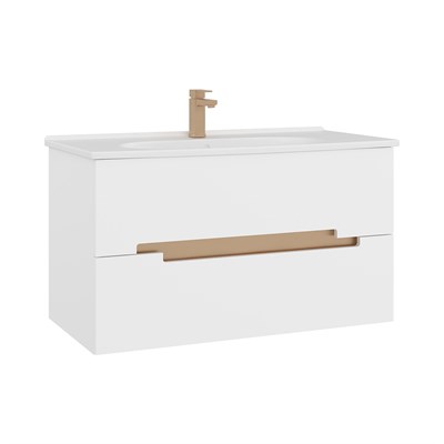 Lodi 100 cm Lavabolu Banyo Alt Dolabı