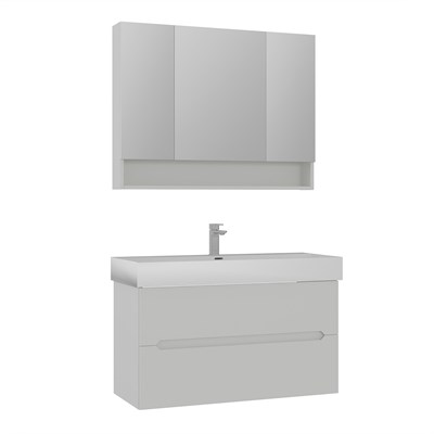 Malta 100 cm Banyo Dolabı Takımı