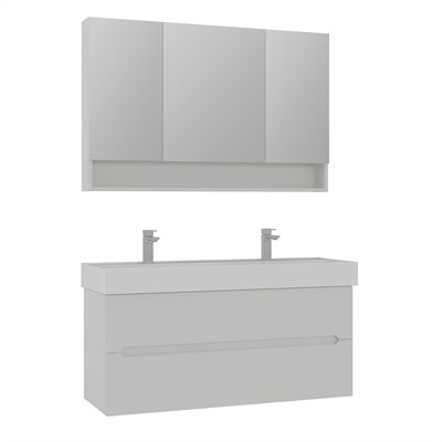 Malta 120 cm Banyo Dolabı Takımı